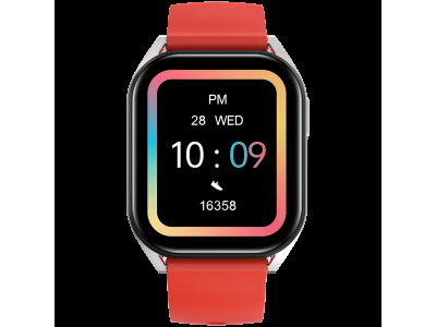 CANYON smart watch Chatter SW-58 BT-CALL Silver Red CNS-SW58RR