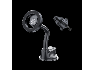 CANYON Magnetic car holder OnGrip 12 suction + air vent Black CNS-CCHM12