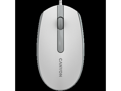 CANYON mouse M-10 Wired White Grey CNE-CMS10WG