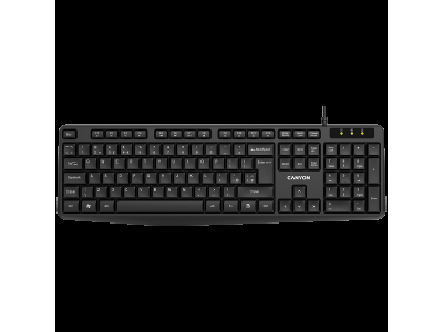CANYON keyboard KB-1 UK Wired Black CNE-CKEY01-UK/US