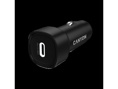CANYON car charger OnDrive 30 PD 30W USB-C Black CNE-CCABR2C
