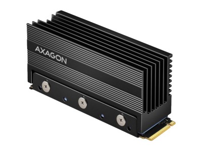 Axagon Passive aluminum heatsink for single-sided and double-sided M.2 SSD disks, size 2280, height 36 mm. CLR-M2XL