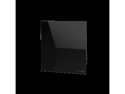 AENO GH12S Premium Eco Smart Quadro Wall Heater, 500W, EU Plug (E/F), Black AGH0012S