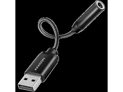 ADA-HA USB-A Hi-Res DAC audio adapter. External USB-A sound card to 3,5 mm jack, 384 kHz 32 bit DAC, stereo ADA-HA