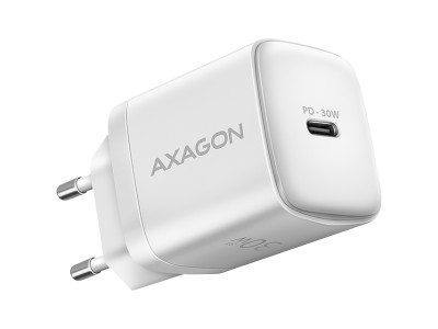 AXAGON ACU-PD30W wall charger 1x QC3.0/AFC/FCP/PD type-C, 30W, white ACU-PD30W