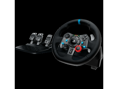 LOGITECH G29 Driving Force Racing Wheel for PlayStation5 and PlayStation4 - BLACK - USB - PLUGCG - WWi-9006 - WHEEL 991-000557