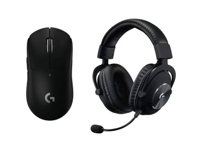 LOGITECH G PRO X Wireless LIGHTSPEED Gaming Mouse and headset - BLACK - 2.4GHZ/BT - EMEA29-953 991-000537