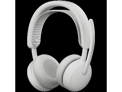LOGITECH HEADSET - Zone Wireless 2 ES for B - OFF-WHITE - BT/CORDED - EMEA28i-935 - A00197,TEAMS 981-001520