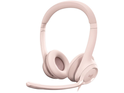 LOGITECH H390 Corded Headset - ROSE - USB 981-001281