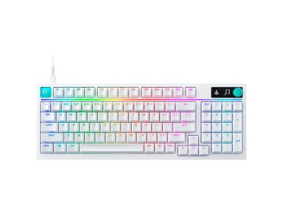 LOGITECH G316 X 98 Wired Gaming Keyboard - WHITE - US INT'L - USB - EMEA28i - 935 - TACTILE 920-014231