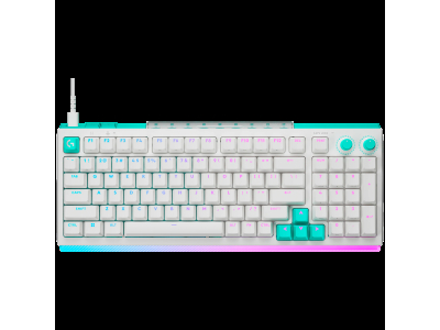 LOGITECH G512 X 98 Wired Gaming Keyboard - WHITE - US INT'L - USB - EMEA28i - 935 - TACTILE 920-014003