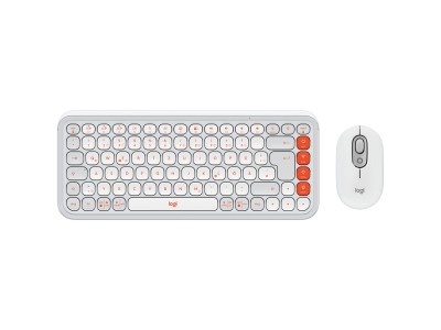 LOGITECH POP ICON COMBO - OFF WHITE - US INT'L - BT  - INTNL-973 920-013141