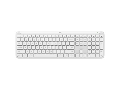 LOGITECH SIGNATURE SLIM WIRELESS KEYBOARD K950 - OFF WHITE - US INT'L - 2.4GHZ/BT - INTNL-973 920-012466