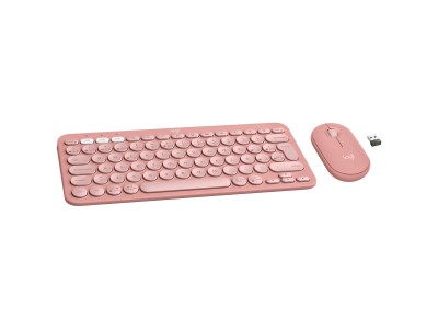LOGITECH Pebble 2 Bluetooth Keyboard Combo - TONAL ROSE - US INT'L 920-012241