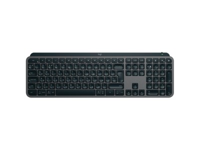 LOGITECH MX Keys S Plus Bluetooth Illuminated Keyboard with Palm Rest - GRAPHITE - US INT'L 920-011589