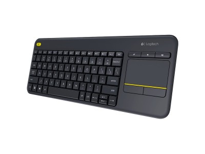 LOGITECH K400 Plus Wireless Touch Keyboard - BLACK - US INT'L 920-007145