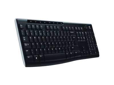 LOGITECH K270 Wireless Keyboard - BLACK - US INT'L - EER 920-003738