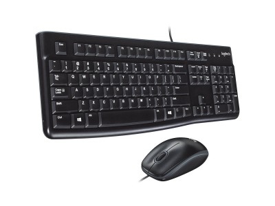 LOGITECH MK120 Corded Combo - BLACK - USB - US INT'L 920-002562