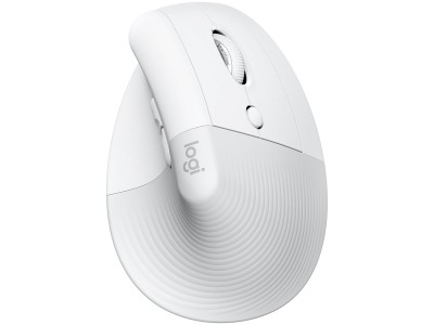 LOGITECH Lift Bluetooth Vertical Ergonomic Mouse - OFF-WHITE/PALE GREY 910-006475