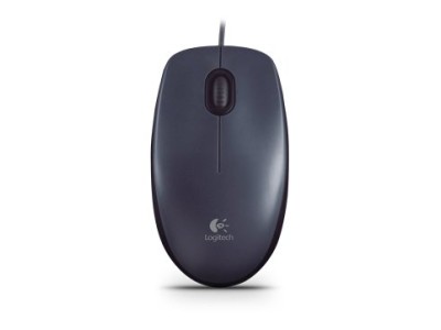LOGITECH M90 Corded Mouse - GREY - USB - EWR2 910-001793