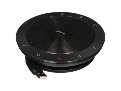 JABRA SPEAK 510 + MS Speakerphone for UC & BT plus Bundle LINK 370, USB Conference solution, 360-degree-microphone, Plug&Play, mute and volume button, Wideband, Bluetooth, Microsoft optimized. Version B: incl. Smart Button activated via JABRA Direct 7510-309