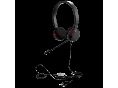 JABRA Evolve 20, Stereo UC, USB C/A adapter 4999-829-269