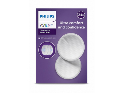 Philips Avent Vienreizējas lietošanas krūšturu ieliktnīši (24 gab.)