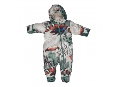 Lodger Skier BotAnimal kombinezons, 3-6 mēn.68 izm, Parrot