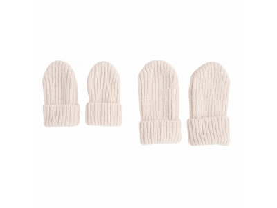 Lodger Mittens Folklore Merino vilnas bērnu cimdiņi, Birch, 12-24m