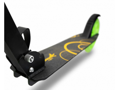 MUUWMI Aluminium Scooter Glow skrejritenis 200 mm, zaļš