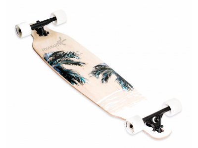 Muuwmi  Longboard Skateboard skrituļdēlis, ABEC 7 , Beach
