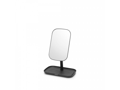 BRABANTIA ReNew spogulis ar plauktiņu, Dark Grey