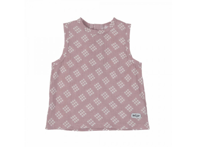 Lodger Tank Topper Tribe Muslin vasaras mazuļu krekliņš bez piedurknēm, Rose, 68 cm