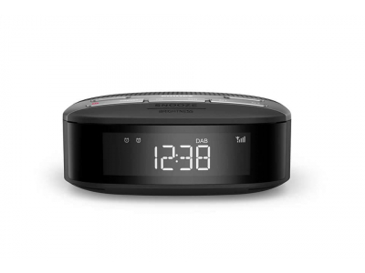 PHILIPS radio pulkstenis, melns