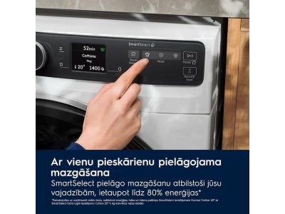 Electrolux veļas mašīna UltraCare un tvaika programmu, 11kg., melna