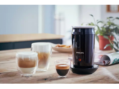 PHILIPS piena putotājs Milk Twister, melns