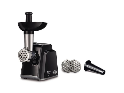TEFAL gaļas mašīna,1400W, līdz 1,7kg/min ,melna-sudraba