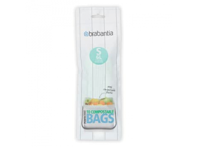 BRABANTIA atkritumu tvertņu maisiņi BIO, 6 l, (S) 10gb