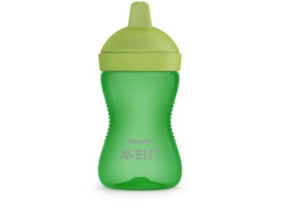 Philips Avent My Grippy mācību krūzīte ar cietu snīpi 300ml, 18M+, zaļa