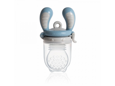 Kidsme Food Feeder bērna ēdināšanas ierīce cietiem produktiem (liels), Azure, no 6 mēn.