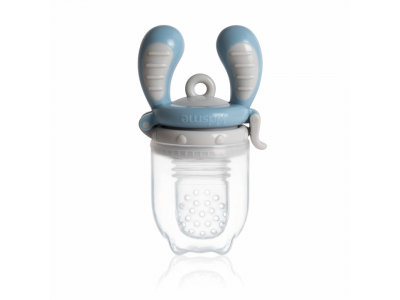 Kidsme Food Feeder bērna ēdināšanas ierīce cietiem produktiem (vidējs), Azure, no 4 mēn.