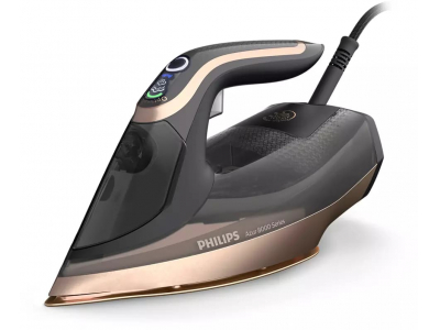 PHILIPS 8000 sērijas Tvaika gludeklis,3000W, melns