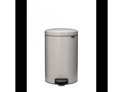 BRABANTIA atkritumu tvertne ar pedāli NewIcon, 20 l, Soft Grey