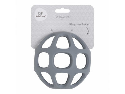 Baby's only silikona zobgrauznis bumba, 0+, Grey