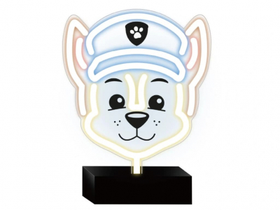 PAW PATROL Led neona lampa uz statīva bērniem, Ķepu patruļa-Chase