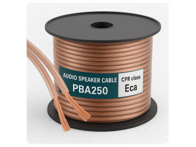 ElectroBase ® Profesionāls akustiskas (speaker) vads  kabelis, bezskābekļa varš (OFC) ProBase™, 2x0.50 mm2, 100m