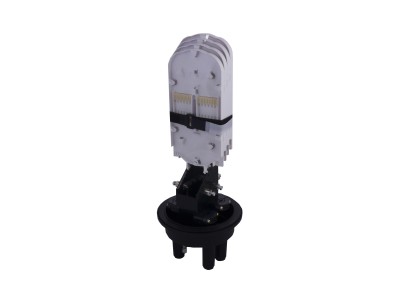 ElectroBase ® Vertikala DOMO tipa Optisko kabelu uzmava (mufta) 96 optiskajam škiedram. (Heat schrink ports)