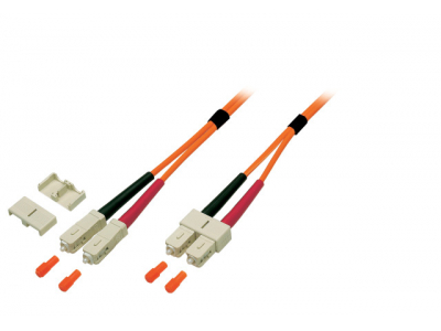 ElectroBase ® SC-SC Optiskais komutācijas kabelis MM Multimode OM2 50/125 duplex 5m
