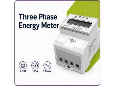 ProBase™ Trīsfāžu elektroenerģijas skaitītājs ProBase™ - 4 moduli, 3x230/400V, 100A