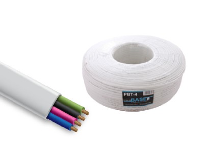 ElectroBase ® Telephone flat cable/ 4 cooper wires/ 250m packing